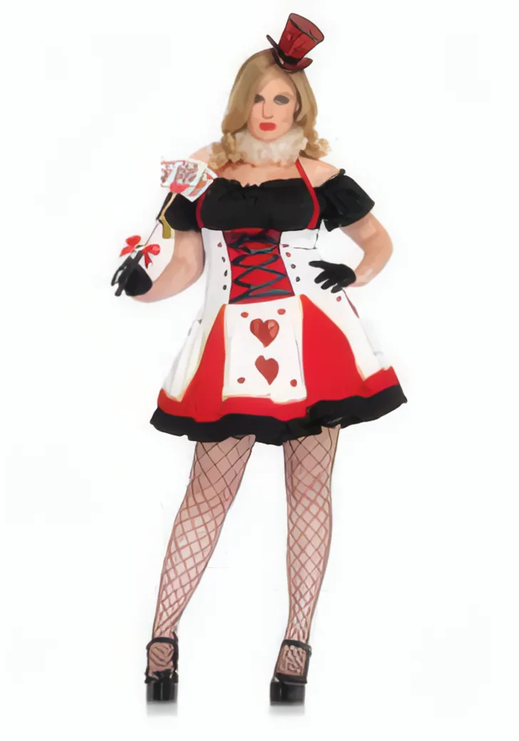 Disfraz de Reina de Corazones Premium